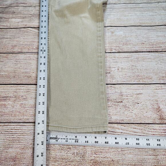 Bullhead Denim Co. Men's SLIM Tan Denim Jeans Logo Straight Leg 31Wx30L - Picture 5 of 9